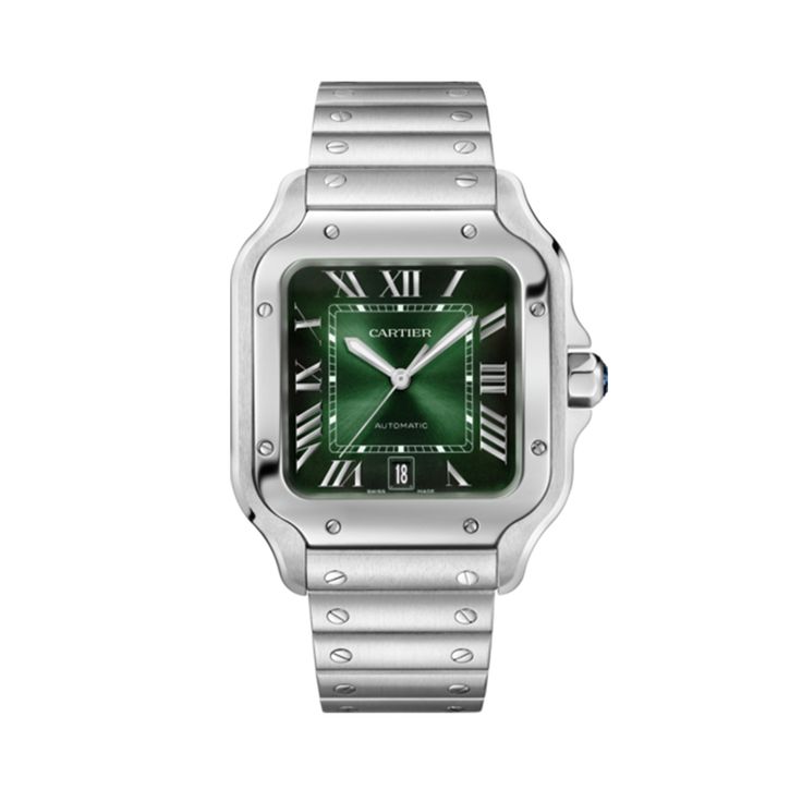 Cartier Santos Large Green Dial