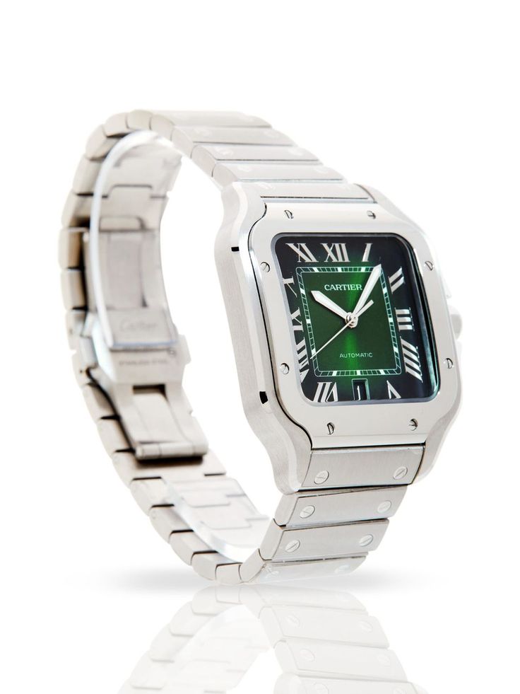 Cartier Santos Large Green Dial