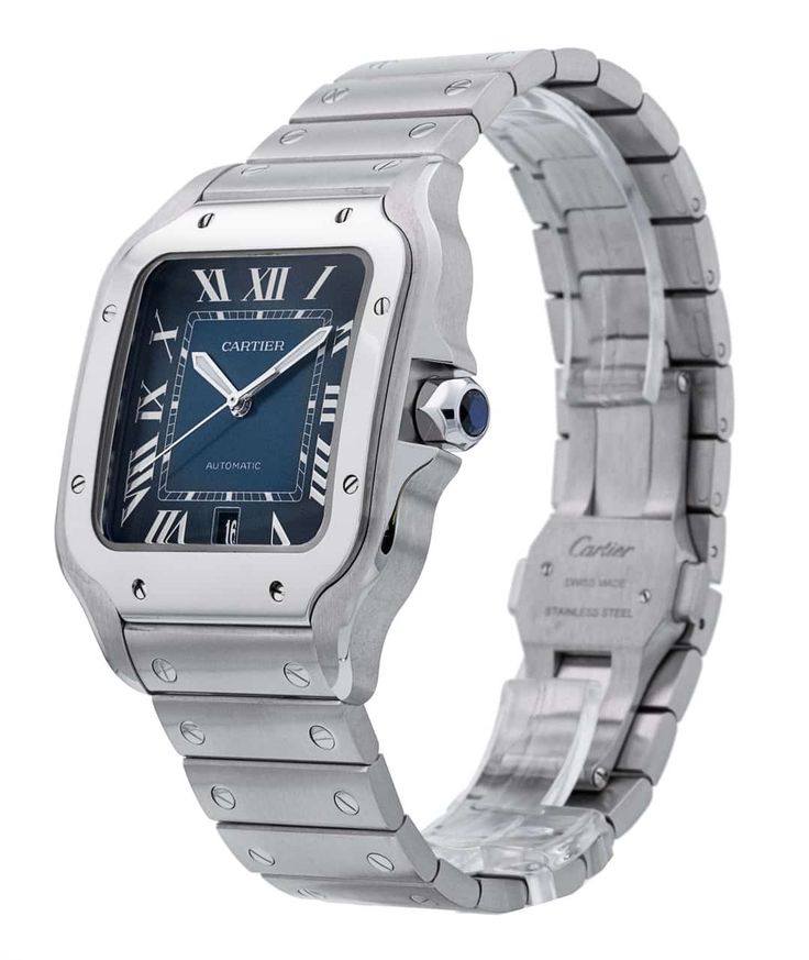 Cartier Santos Large Blue Dial