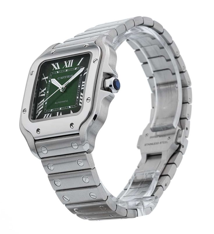 Cartier Santos Large Green Dial